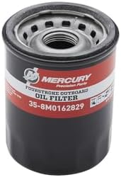 Mercury 8M0162829 Oil Filter for Select Mercury and Mariner 25-115hp FourStroke Outboards