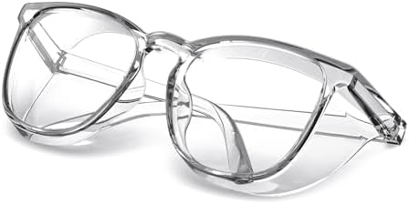 MORK&SUKY Safety Glasses, Stylish Goggles With No Fog Lense, Alternatives To Regular Protective Eyewear For Lab and Nursing.