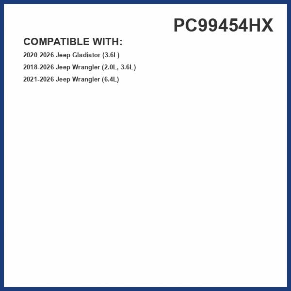 PureFlow HEPA Cabin Air Filter PC99454HX | Fits 2023-18 Jeep Wrangler, 2023-20 Gladiator