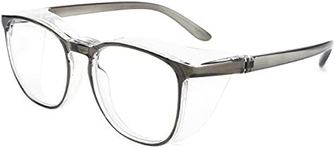 Alsenor Safety Glasses Anti Fog Goggles Protective Eyewear Blue Light Blocking Anti Dust UV Protection Glasses For Men Women (New-Grey)