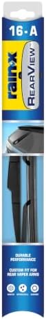 Rain-X 850023 RearView 16-A Rear Wiper Blade, 16 Inch Composite Rear Wiper Blade, Fits Rock Lock 2 (Pack Of 1), Automotive Replacement Wiper Blades That Meet Or Exceed OEM Quality And Design Standards