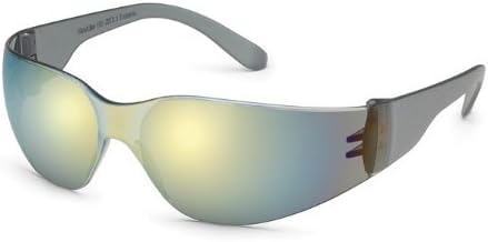 Gateway Safety 4680 UL-Certified StarLite Safety Glasses, Clear Lens, Clear Temple (Pack of 10)
