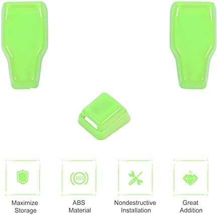 Rear Tail Door Window Hinge & Rain Wiper Nozzle Decorative Cover Fit for 2018-2025 Jeep Wrangler JL JLU(Green)