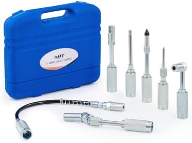 OMT Grease Gun Accessory Kit, 7 Piece Grease Gun Coupler Set