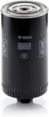 Mann Filter W 950/4 Spin-On Oil Filter Replacement Compatible With VW Volkswagen EuroVan (1992-1998), Transporter (1992-1994), Volvo 740 (1985-1986), 745 (1985), 760 (1983-1985), 765 (1985)