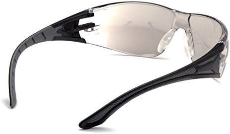 Pyramex Endeavor Plus Safety Glass Black/Gray Frame With Foam Padding Clear H2MAX Anti-fog Lens