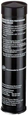 Quicksilver 8M0071837 High Performance Extreme Grease/Lubricant with PTFE, 3-Oz. Cartridges, Pack of 3