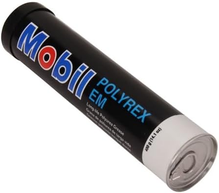 Mobil Polyrex EM, Motor Grease, 13.7 oz.