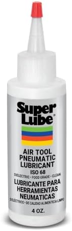 Super Lube 12004 Air Tool Lubricant, 4 oz Bottle, Translucent Clear