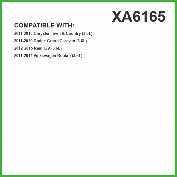 ECOGARD XA6165 Premium Engine Air Filter | Fits 2011-2020 Dodge Grand Caravan 3.6L; 2011-2016 Chrysler Town & Country 3.6L