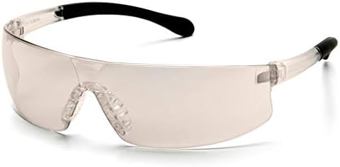 Pyramex Provoq Safety Eyewear Blue Mirror Lens Black Temples