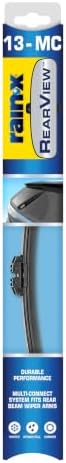 Rain-X 850020 RearView 13-MC Rear Wiper Blade, 13 Inch Beam Rear Wiper Blade (Pack Of 1), Automotive Replacement Wiper Blades That Meet Or Exceed OEM Quality And Design Standards