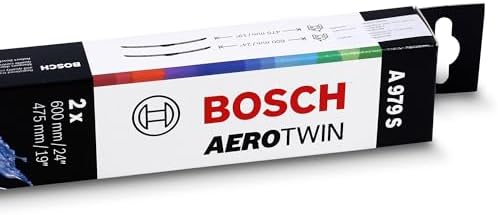 BOSCH 3397118979 AeroTwin Wiper Blades - Set of 2 (24"& 19") Top Lock 19mm