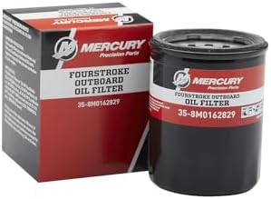 Mercury 8M0162829 Oil Filter for Select Mercury and Mariner 25-115hp FourStroke Outboards