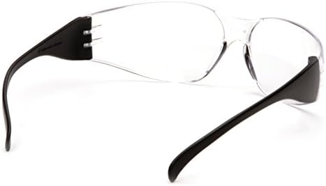 Pyramex Intruder Safety Eyewear Clear Frame Full Foam Padding Clear Anti-Fog Lens