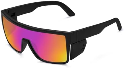 Safety Polarized Sunglasses for Men and Women UV400 Protection and Includes Removable Side Shields,ANSI Z87