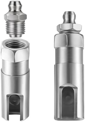 Grease Gun Push on Coupler with 1/8 Inch NPT Threads, Match with 1/8 Inch NPT Grease Hose