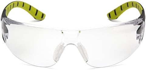 Pyramex Endeavor Plus Safety Glass Black/Gray Frame With Foam Padding Clear H2MAX Anti-fog Lens