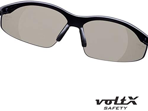 voltX CONSTRUCTOR Smoke Full Lens Reading Safety Glasses +2.0 Dioptre