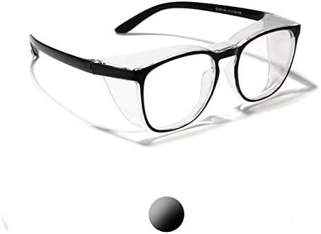 LianSan Oversize Anti-Fog Safety Glasses for Nurses, Z87.1 Certified Goggles for Women, Square UV Protection