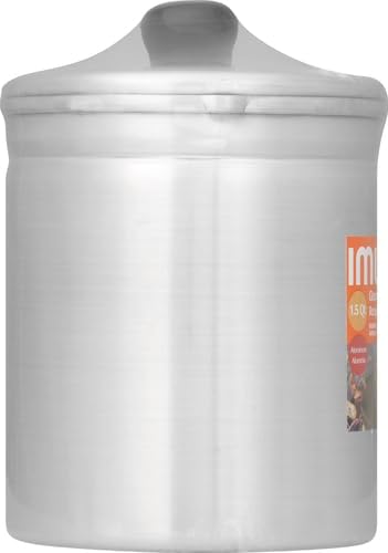 IMUSA USA 1.5 Quart Aluminum Grease Dispenser, Silver