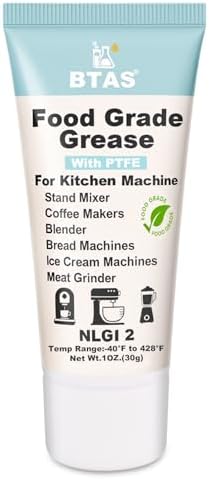 BTAS Food Grade Grease for Kitchenaid Stand Mixer NLGI 2 1oz