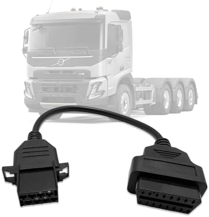 Truck OBD1 to OBD2 Adapter for Volvo 8 Pin Diagnostic Cable Connector