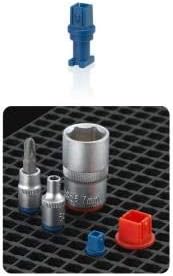 Ascend Tools Organizer Genie 1/4" Socket Holder Pegboard Accessory – Holds 1/4" Drive Sockets (50 Per Pack), Tool Storage Organizer