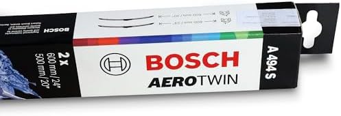 BOSCH 3397014494 AeroTwin Wiper Blade Combo Pack - Set of 2 (24" & 20")