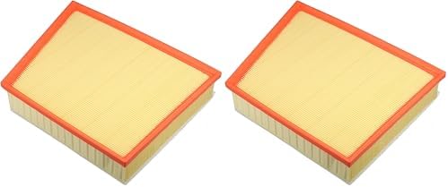X AUTOHAUX Engine Air Filter 25945274 for Chevrolet Silverado 2011-2016 for GMC Sierra 2500 3500 HD 6.6L V8 Diesel Engine Air Cleaner High Filter Capacity (Pack of 2)
