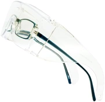 Calabria 3000 Fitover Safety Glasses with Uni-Lens – [Clear - 3 Pack] Wrap Around Eye Protection | Anti-Fog Scratch Resistant | Protective Eyewear