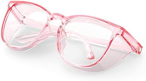 MORK&SUKY Safety Glasses, Stylish Goggles With No Fog Lense, Alternatives To Regular Protective Eyewear For Lab and Nursing.