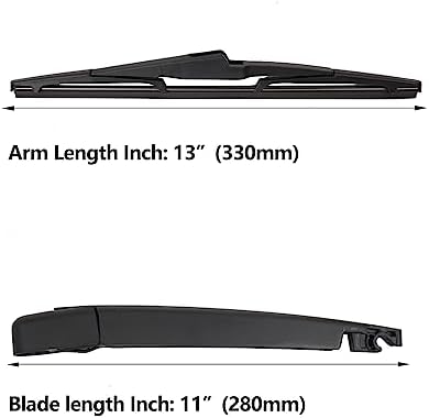 Rear Windshield Window Wiper Blade Arm for Hyundai Santa Fe 2013-2017