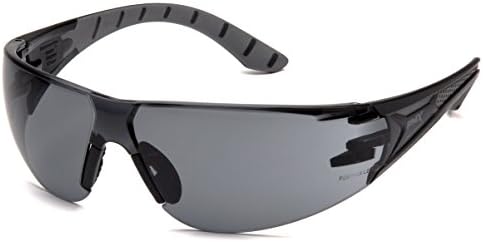 Pyramex Endeavor Plus Safety Glass Black/Gray Frame With Foam Padding Clear H2MAX Anti-fog Lens