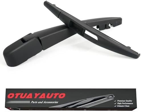OTUAYAUTO Rear Wiper Arm Blade Set - Replacement for Toyota Corolla IM 2017-2018, Factory Style Back Wiper Cover Accessories Assembly for Rear Window, OEM 55262JG