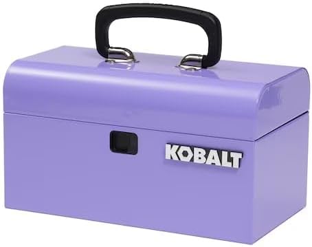 K.balt Retro Portable Mini Toolbox Lavender Steel Tool Box
