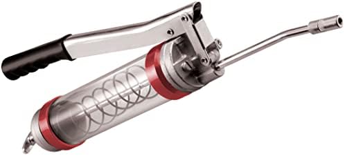 LubriMatic LS-CGG-RED Clear Lever Grease Gun Red Ends