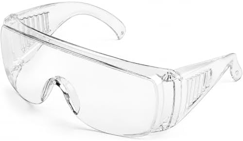 Calabria Fit Over Safety Glasses | Polarized Sunglasses Over Glasses | Wrap Around Anti-Fog | Scratch Resistant | Unisex