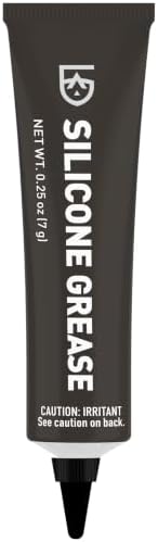 GEAR AID Silicone Grease, Rubber Conditioner and Lubricant for Dive Gear, 0.25 oz