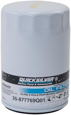 Quicksilver 877769Q01 Oil Filter for Mercury Verado 6-Cylinder Outboards