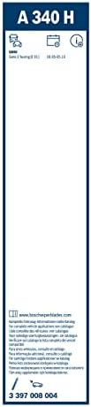 BOSCH A340H / 3397008004 OE Specialty Rear Wiper Blade - 13" (Single)