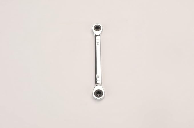 FLZOSPER E-Torx Double Box Ratcheting Wrench, E6x E8，Heavy Duty CR-V Box Ratchet Gear Spanner