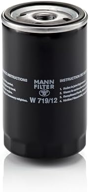Mann Filter W 719/12 Spin-On Oil Filter Replacement Compatible With VW Volkswagen Vanagon (1983-1991), Replaces GEHL GEHL 524801172346, VW Group (AUDI/SEAT/SKODA/VW) 070 115 561