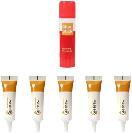1PK PVP Solid Glue Stick,5PK Grease,fits All FDM 3D Printers