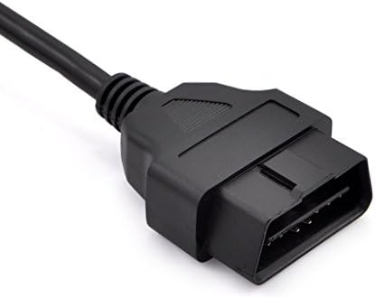 iKKEGOL 5ft 150cm 1.5M OBD-II OBD2 16 Pin Auto Car Male to Female Extension Cable Diagnostic Extender Cord Adapter
