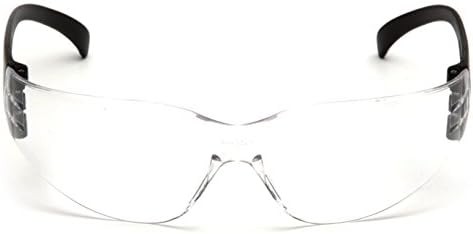 Pyramex Intruder Safety Eyewear Clear Frame Full Foam Padding Clear Anti-Fog Lens
