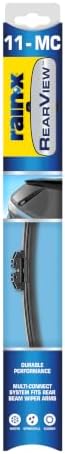 Rain-X 850021 RearView 11-MC Rear Wiper Blade, 11 Inch Beam Rear Wiper Blade (Pack Of 1), Automotive Replacement Wiper Blades That Meet Or Exceed OEM Quality And Design Standards