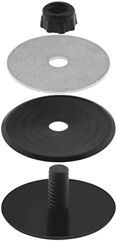 SING F LTD Rear Wiper Delete Kit - Waterproof Block Off Plug Cap for Tailgate Wiper Arm ABS Black 46mm