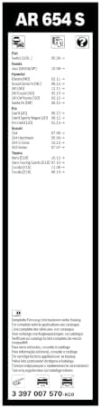 BOSCH 3397007570 AeroTwin Wiper Blade Combo Pack - Set of 2 (26" & 14")