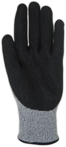 MAGID Griffin Gear ANSI A3 Hyperon Blended Sandy Nitrile Coated Work Gloves, 1 Pair, Size 5/2XS, GPD255